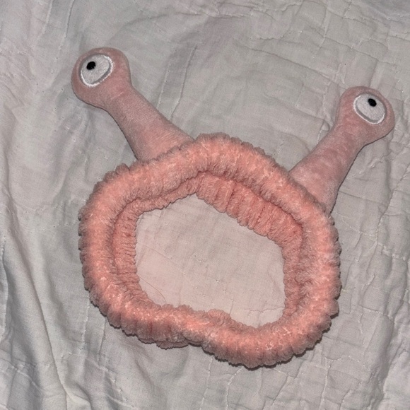 Other - Pink Plush Headband with Eyes